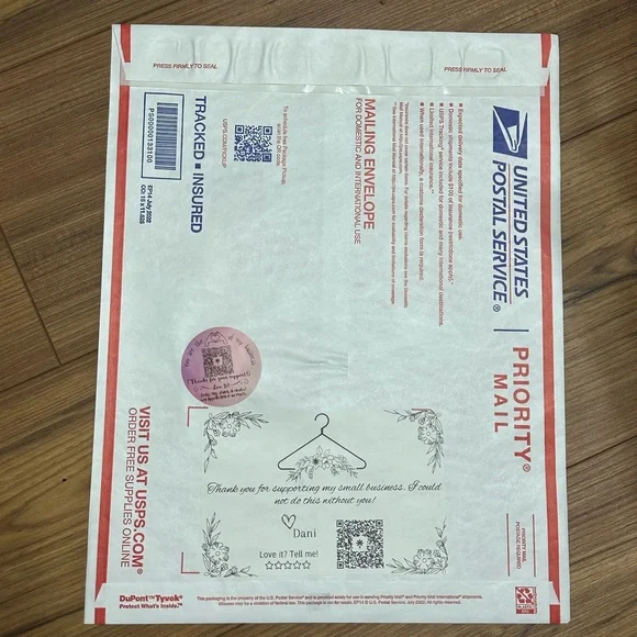 BUY NOW 300 Custom Thank You QR Stickers Mix & Match - Picture 3 of 13